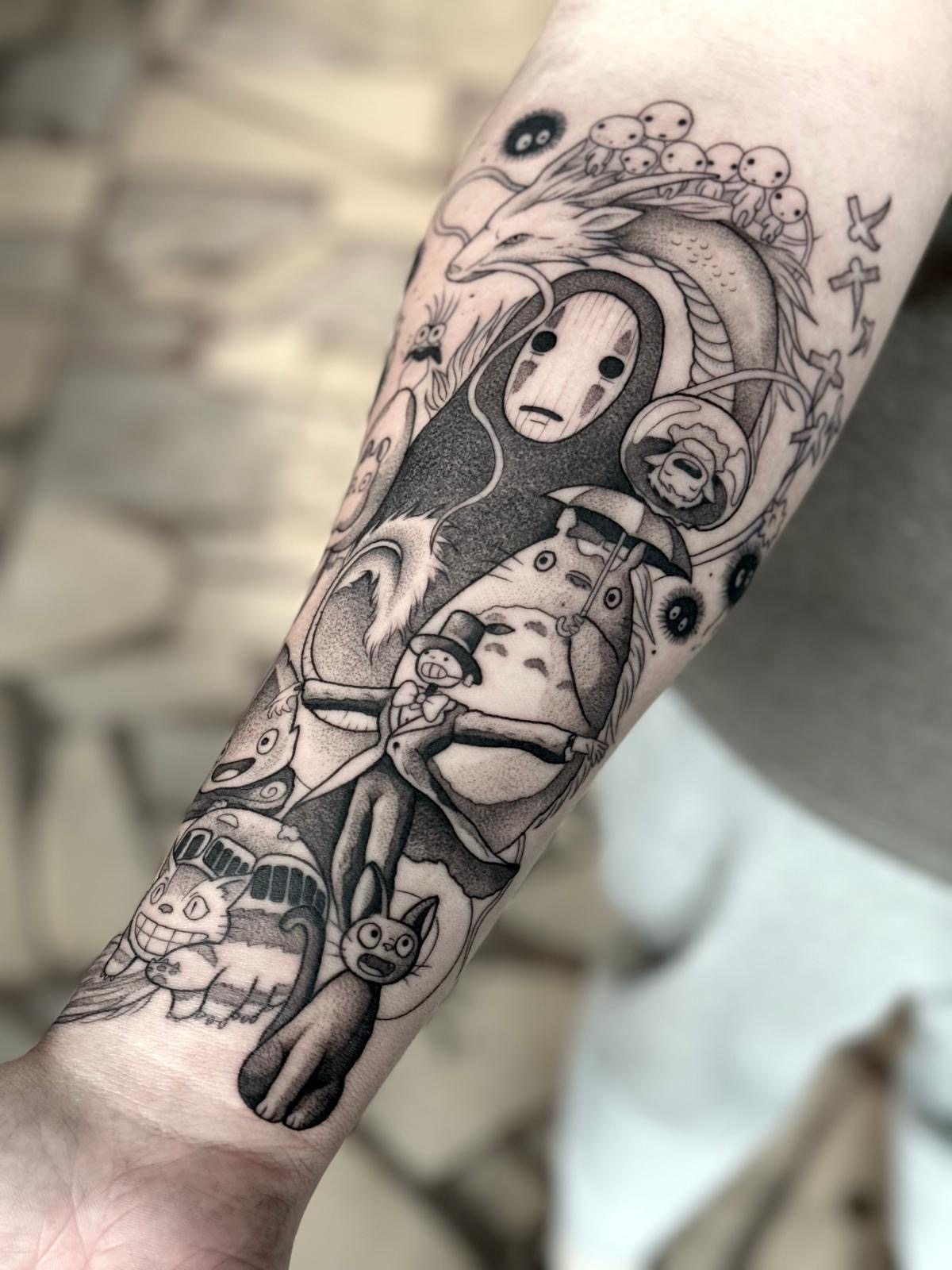 Ilustracyjny tatuaż wykonany przez Olę